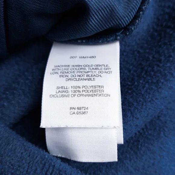 Columbia Flattop Ridge Steel Blue Fleece Vest Men's Size Small - Picture 7 of 7